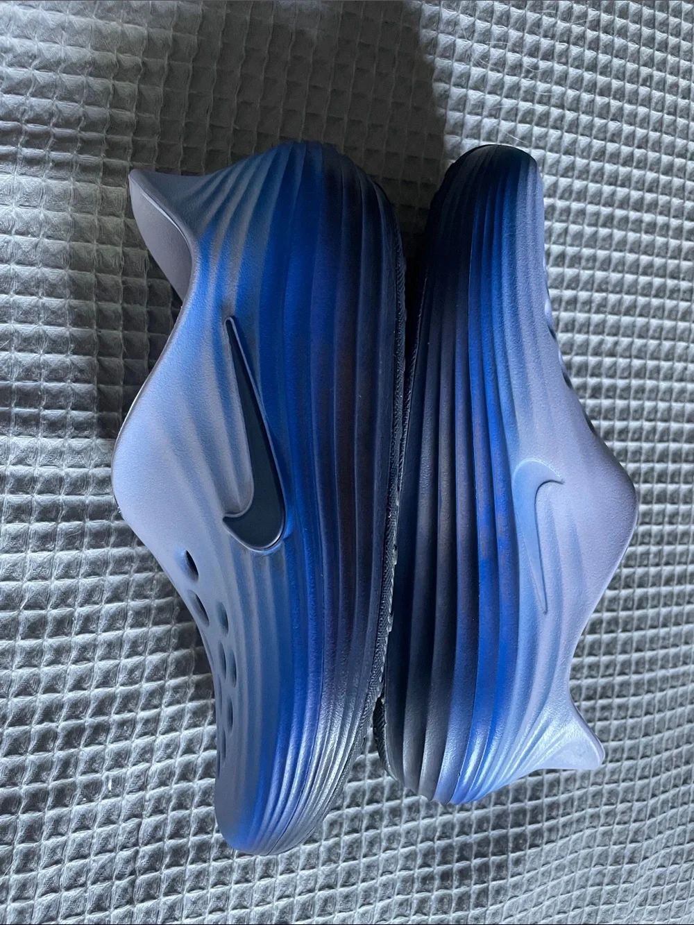 Nike Gradient Blue/Purple Slip-On Sandals